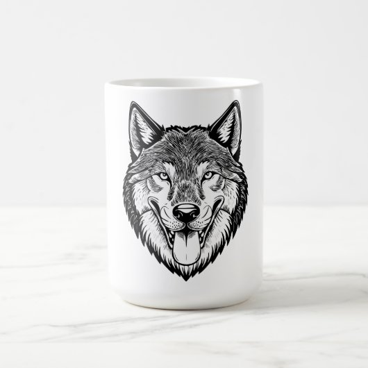 Mug Tête de loup de face (Centre)