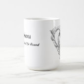 Mug Tête de Nubian au coeur (Centre)