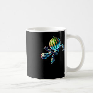 Mug Tête de pastèque de robot Football Dribble Coup de