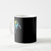Mug Tête de pastèque de robot Football Dribble Kick (Devant gauche)