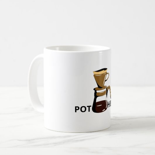 Mug Tête de pot de café (Devant gauche)