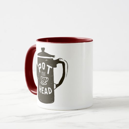 Mug Tête de pot de café (Devant gauche)