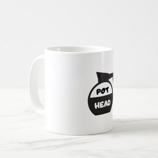 Mug Tête de pot de café (Devant gauche)