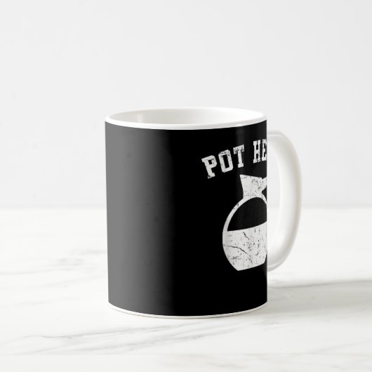Mug Tête de pot de café (Devant droit)