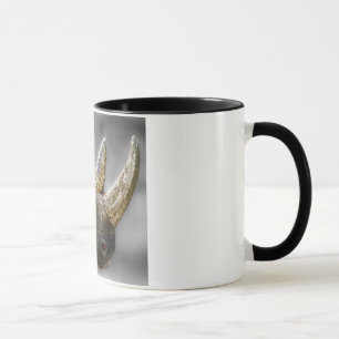 Mug Tête de rhinocéros, affiche grise d'arrière - p