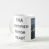 Mug Tête de rotor certifiée par FAA ! (Devant gauche)