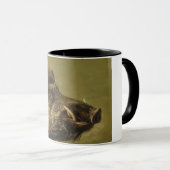 Mug Tête de sanglier (Cochon moche) (Devant droit)