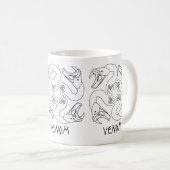 Mug Tête de serpent, crocs prêts à frapper, Venom (Devant droit)
