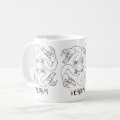 Mug Tête de serpent, crocs prêts à frapper, Venom (Devant gauche)