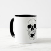 Mug Tête de squelette (Devant gauche)