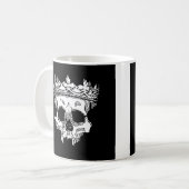 Mug Tête de squelette déplaisante sur (Devant gauche)