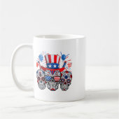 Mug Tête de sucre Sungles Firework Drapeau américain 4 (Gauche)