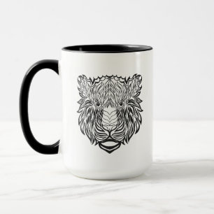 Mug Tête de tigre de style