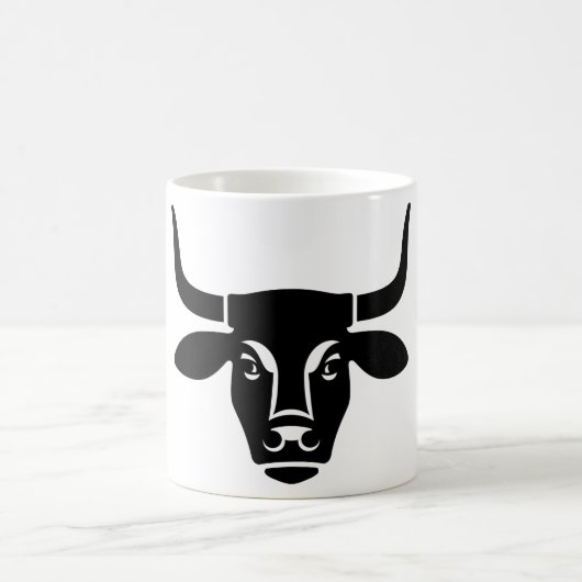 Mug Tête de vache noire (Centre)
