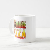 Mug Tête de zombi de pizza (Devant gauche)