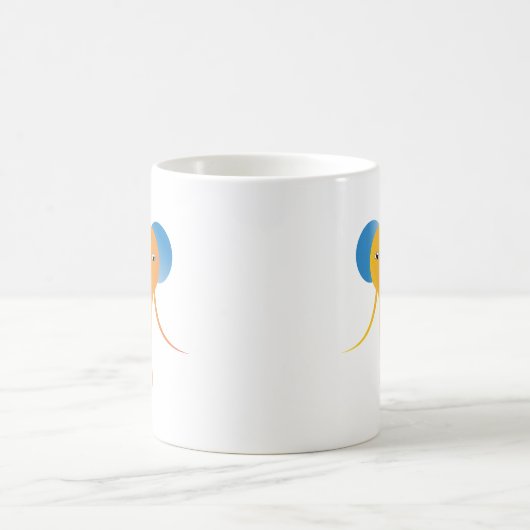 Mug Tête d'éléphant colorée (Centre)