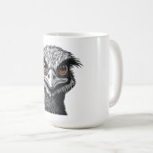 Mug Tête d'oiseau émeu (Devant droit)