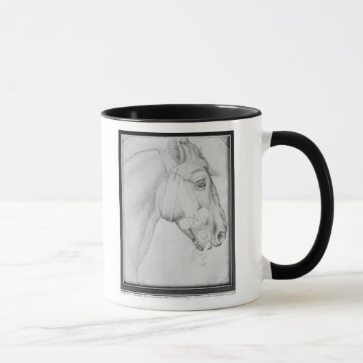 Mug Tête d'un cheval, le de l'album de Vallardi (Droite)