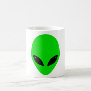 Mug Tête étrangère verte