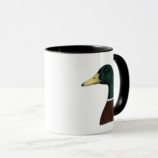 Mug Tête Mallard Drake (Devant droit)