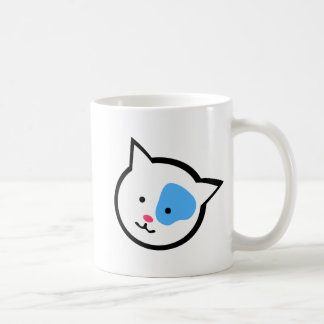 Mug Tête mignonne de chat (bleue)