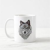 Mug Tête stylisée de loup (Gauche)