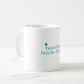 Mug tête vers le haut talons vers le bas cheval équest (Devant gauche)