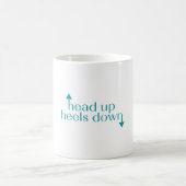 Mug tête vers le haut talons vers le bas cheval équest (Centre)