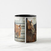 Mug Têtes de cheval mises un frein (Centre)