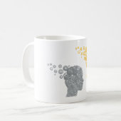 Mug Têtes de roue dentée de puissance cérébrale Steamp (Devant gauche)