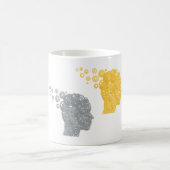 Mug Têtes de roue dentée de puissance cérébrale Steamp (Centre)