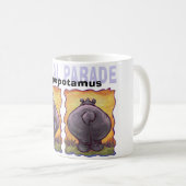 Mug Têtes et queues d'hippopotames (Devant droit)
