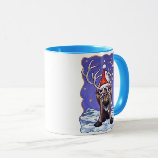 Mug Têtes et Tails Festive Reindeer Holiday (Devant droit)