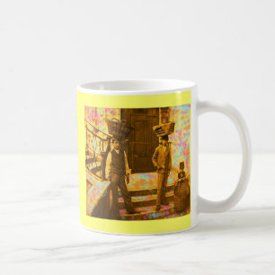 Mug Têtes vintages de panier photo