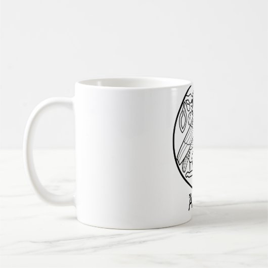 Mug Tetradrachm du hibou d'Athéna (police grecque) (Gauche)