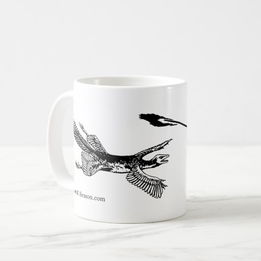 Mug 'Tetrapteryx' et 'Microraptor' (Devant gauche)