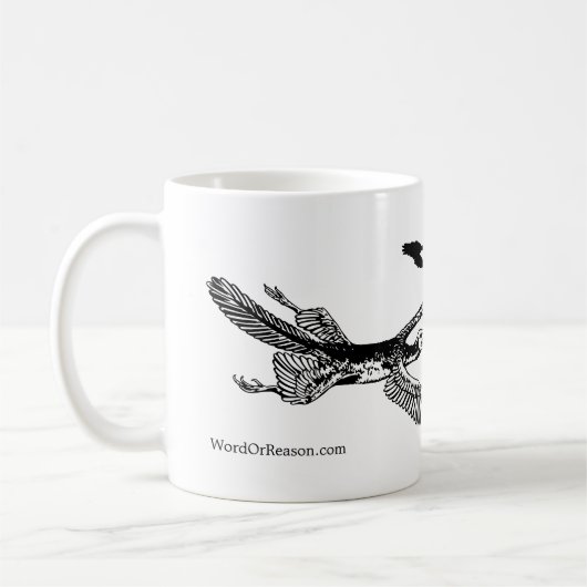 Mug 'Tetrapteryx' et 'Microraptor' (Gauche)