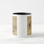 Mug Tétras des prairies mâles au lek dans le comté de  (Centre)