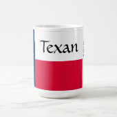 Mug Texan, Drapeau du Texas avec des Bluebonnets, Tass (Centre)