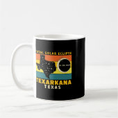 Mug Texarkana Texas Total Solar Eclipse 2024 (Gauche)