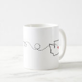 Mug Texas à Washington - Heart2Heart (Devant droit)