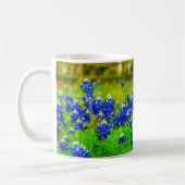 Mug Texas Bluebonnets Hill Pays Fleur sauvage Nature (Gauche)