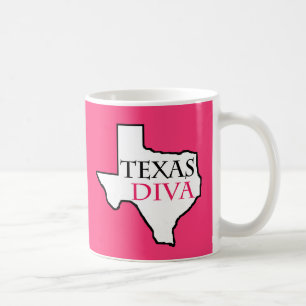 Mug Texas Diva - G.R.I.T. = Filles Élevées Au Texas