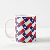 Mug TEXAS DRAPEAU Écriture personnalisée BLESSEE Texan (Gauche)
