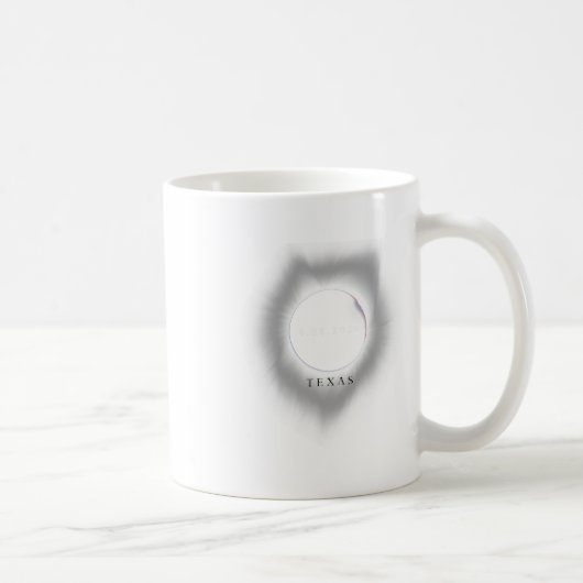 Mug Texas Eclipse 4.08.24 Total Solar Eclipse 2024 Tex (Droite)