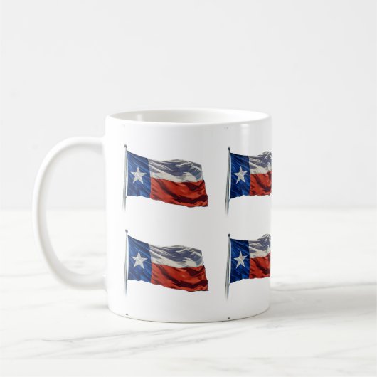 Mug Texas Flying Flag (Gauche)