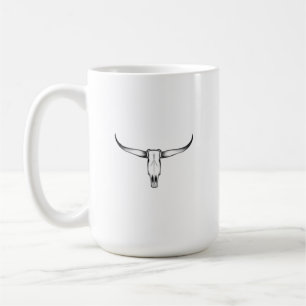 Mug Texas Longhorn Skull