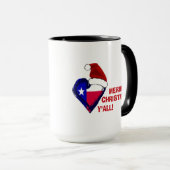 Mug Texas Père Noël - Joyeux Noël Y'all ! (Devant droit)