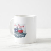 Mug Texas Roads, ramenez-moi chez moi (Devant gauche)
