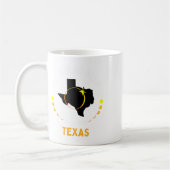 Mug Texas Solar Eclipse 2024 Partie Total États-Unis C (Gauche)